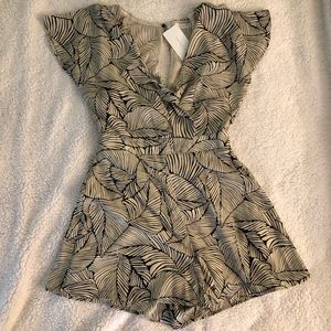 Black & White Romper